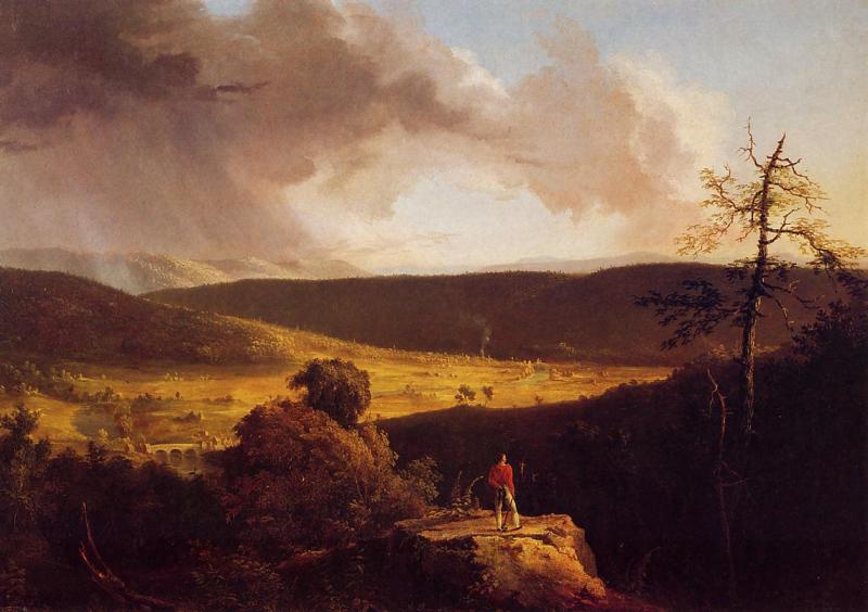 Thomas Cole View of L Esperance on Schoharie River